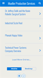 Mobile Screenshot of muellerproductionservices.com